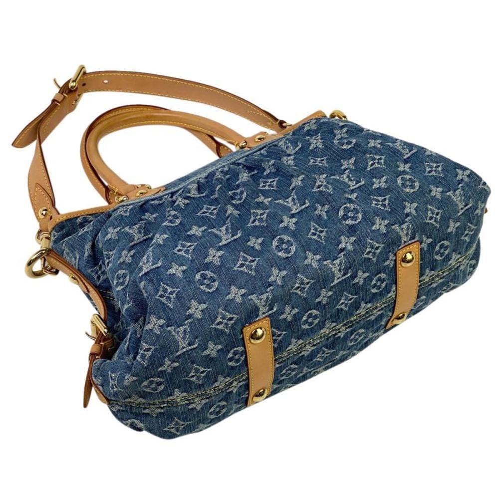 Neocavy MM Shoulder Indigo 2 Way Monogram Denim Blue - Picture 2 of 12